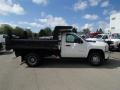 2013 Summit White Chevrolet Silverado 3500HD WT Regular Cab 4x4 Dump Truck  photo #5