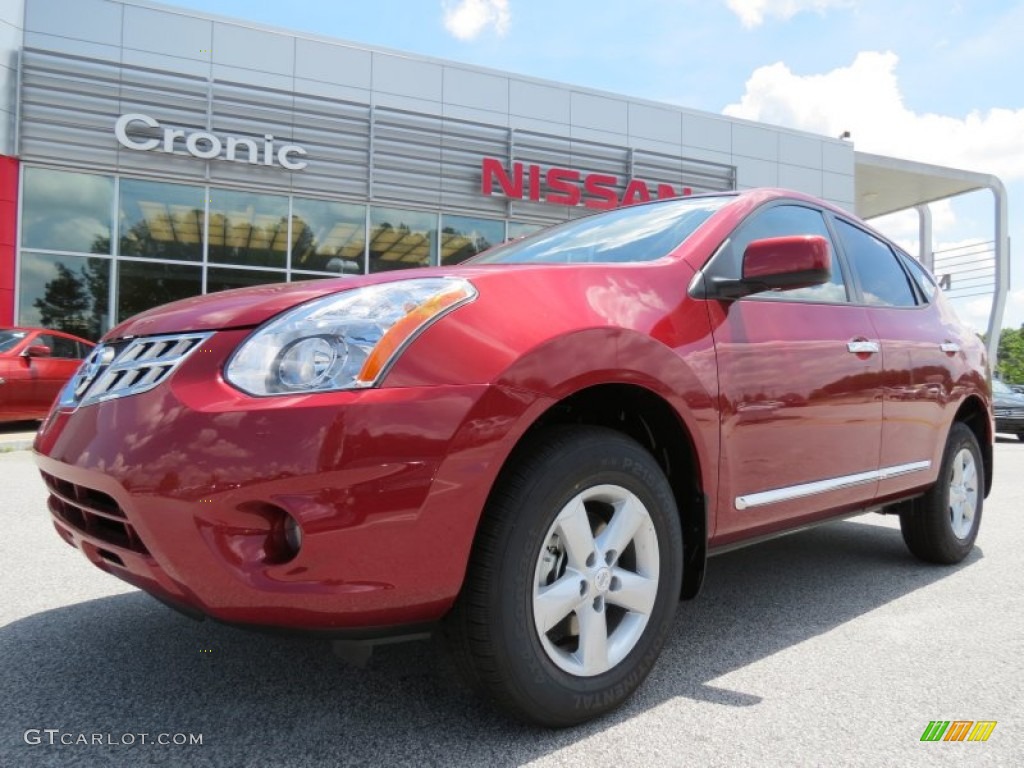 2013 Rogue S Special Edition - Cayenne Red / Gray photo #1
