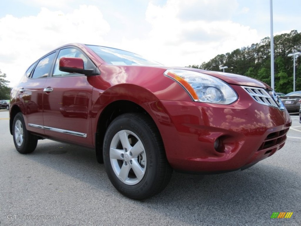 2013 Rogue S Special Edition - Cayenne Red / Gray photo #7