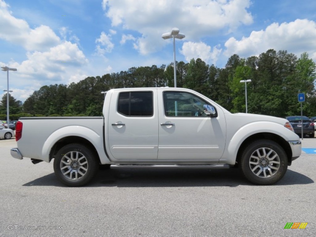 Glacier White 2013 Nissan Frontier SL Crew Cab Exterior Photo #80878171