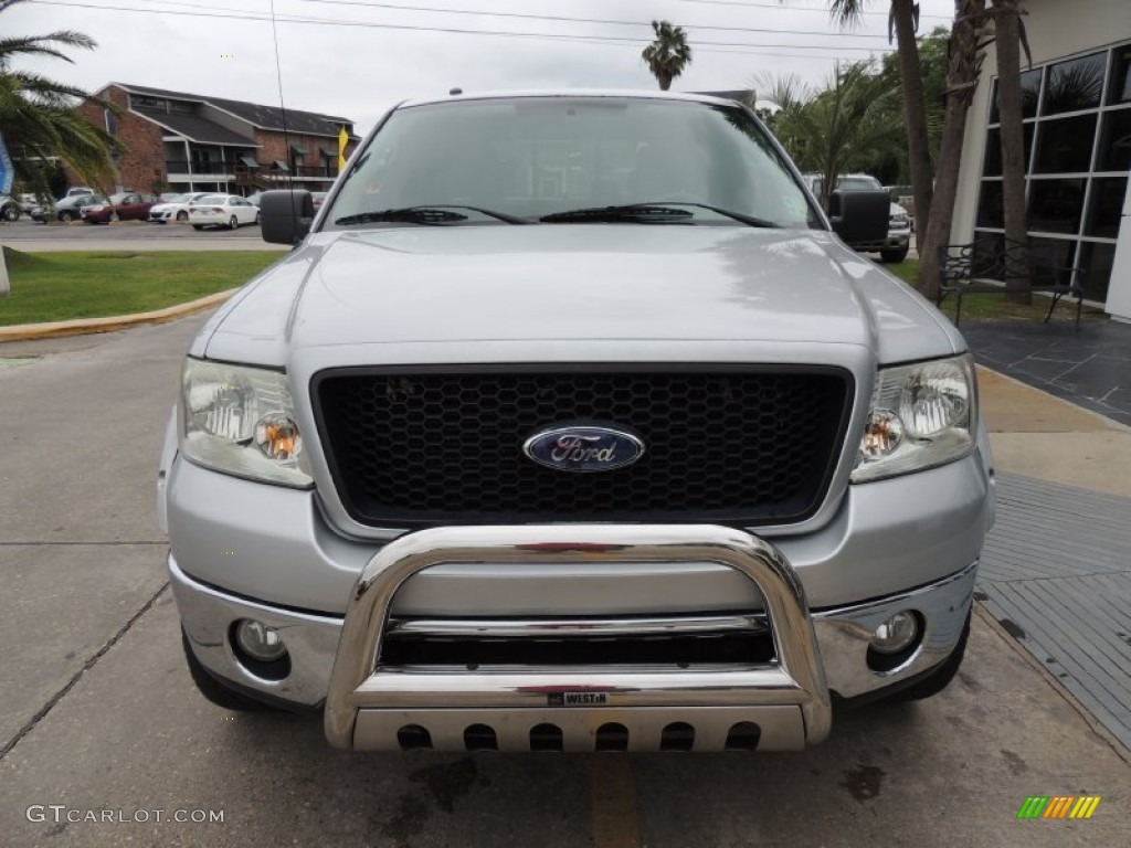 2006 F150 XLT SuperCrew 4x4 - Silver Metallic / Medium/Dark Flint photo #2