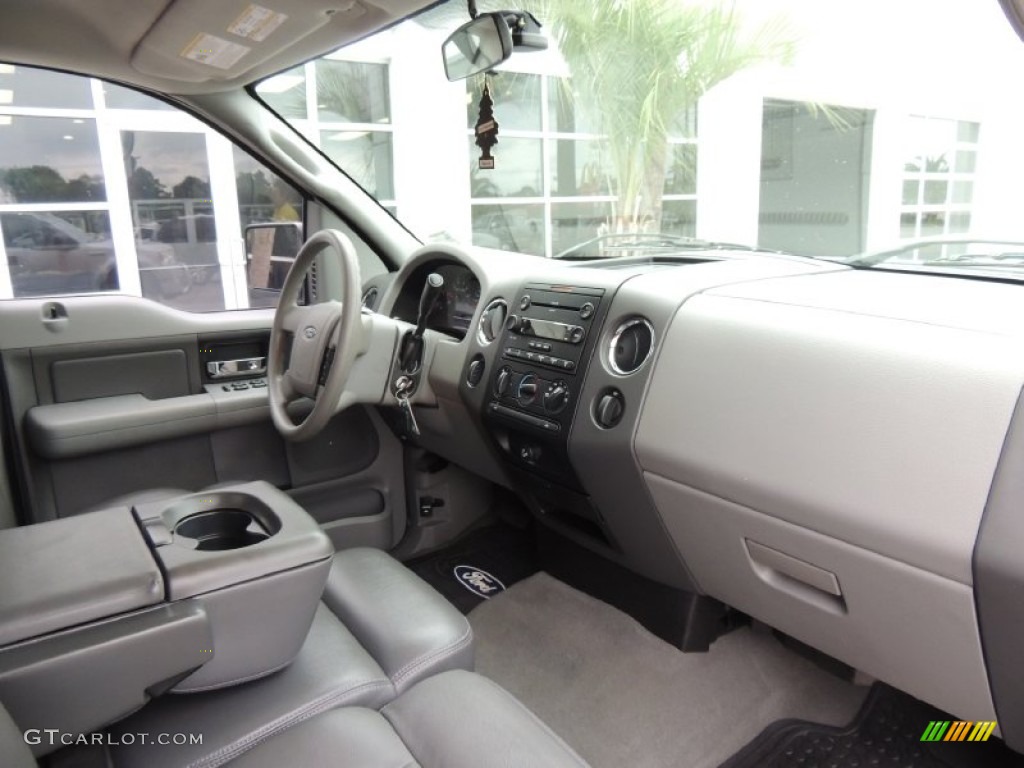 2006 F150 XLT SuperCrew 4x4 - Silver Metallic / Medium/Dark Flint photo #5