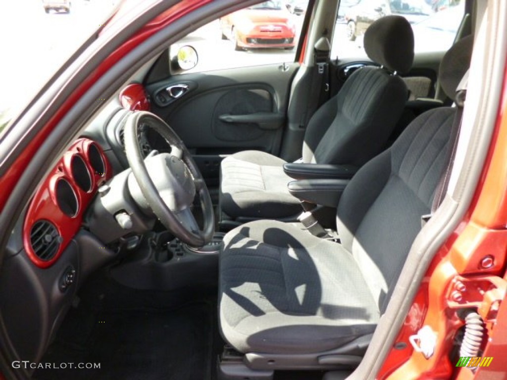 Black Interior 2005 Chrysler PT Cruiser Touring Photo #80879131