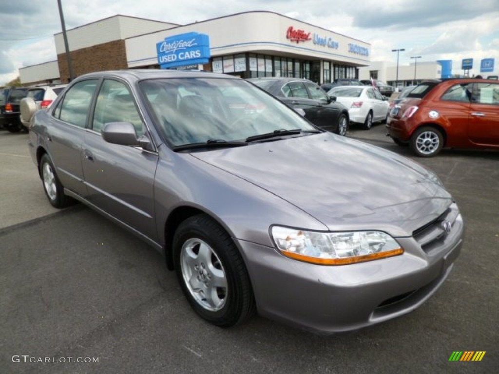 2000 Accord EX V6 Sedan - Signet Silver Metallic / Quartz photo #1