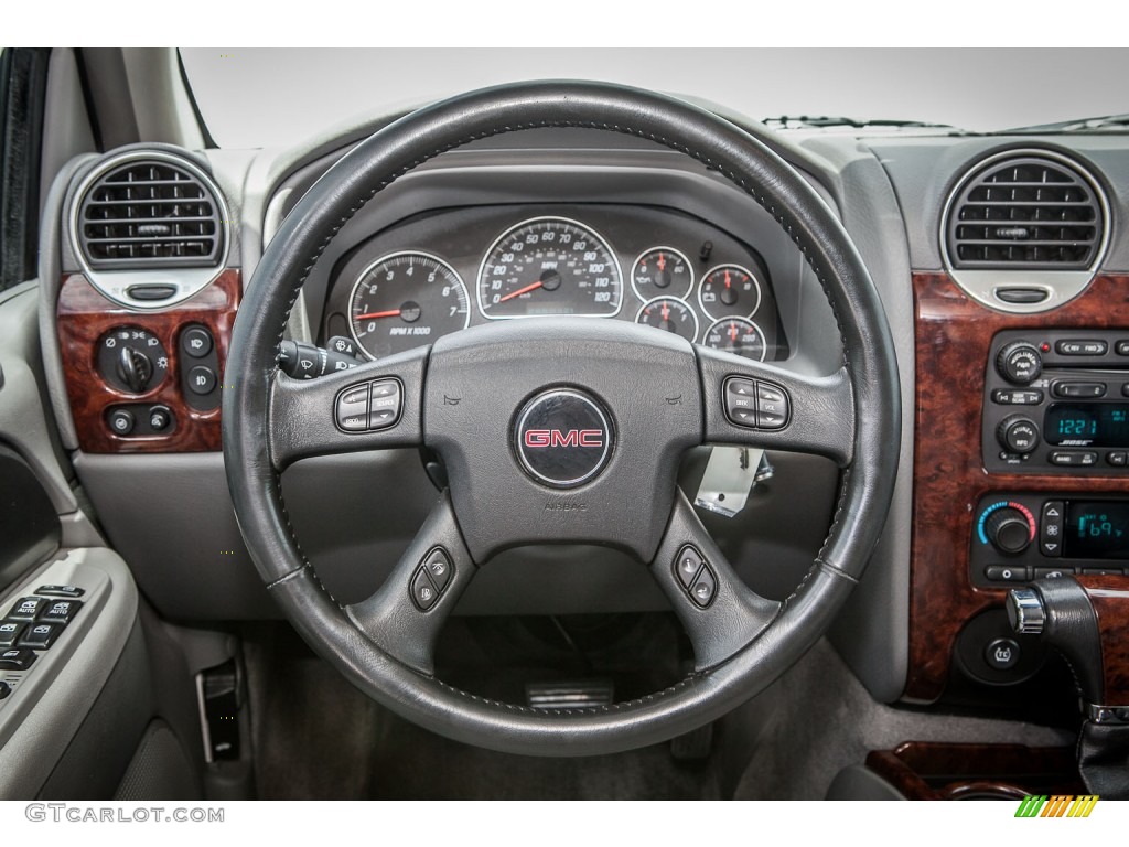2005 GMC Envoy SLT Light Gray Steering Wheel Photo #80879593