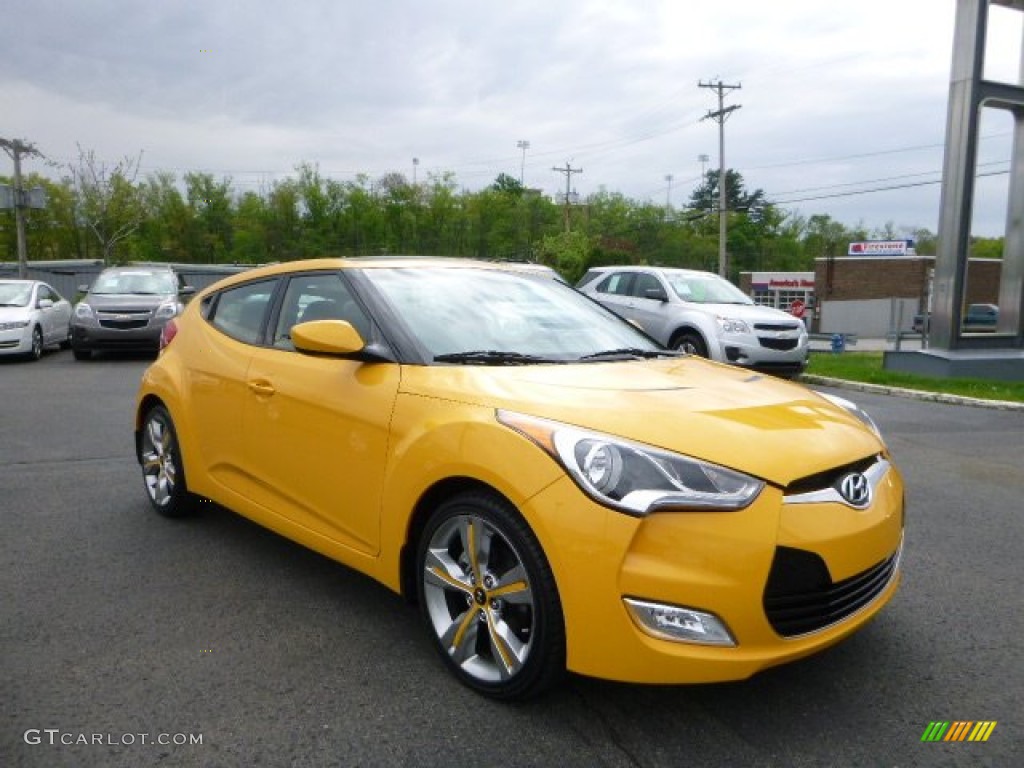 2012 Veloster  - 26.2 Yellow / Gray photo #1