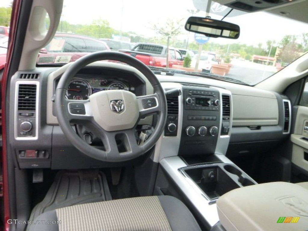 2011 Dodge Ram 2500 HD SLT Crew Cab 4x4 Dark Slate/Medium Graystone Dashboard Photo #80880979