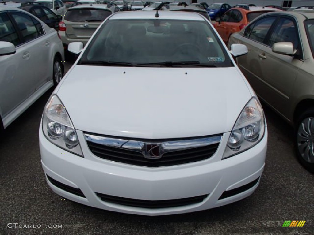 2009 Aura XE - Polar White / Black photo #2