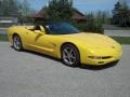 2002 Millenium Yellow Chevrolet Corvette Convertible #80838441