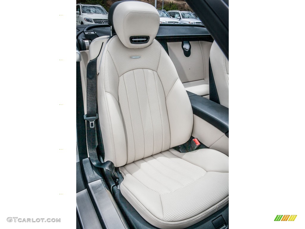 Porcelain/Black Interior 2012 Mercedes-Benz SL 63 AMG Roadster Photo #80881503