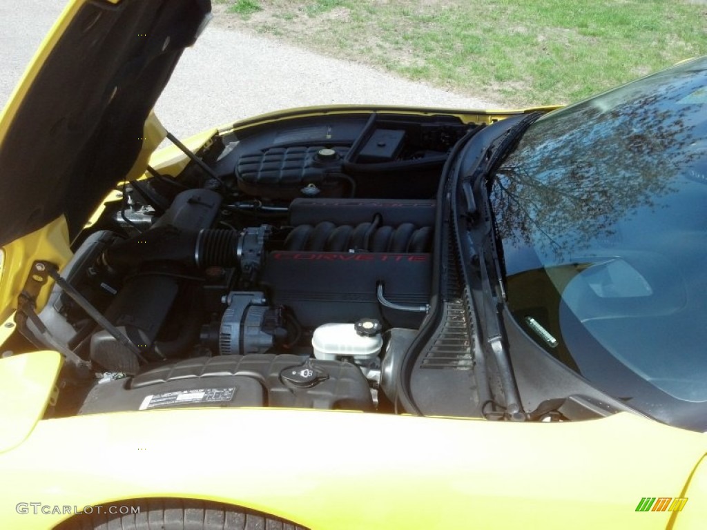 2002 Corvette Convertible - Millenium Yellow / Black photo #12