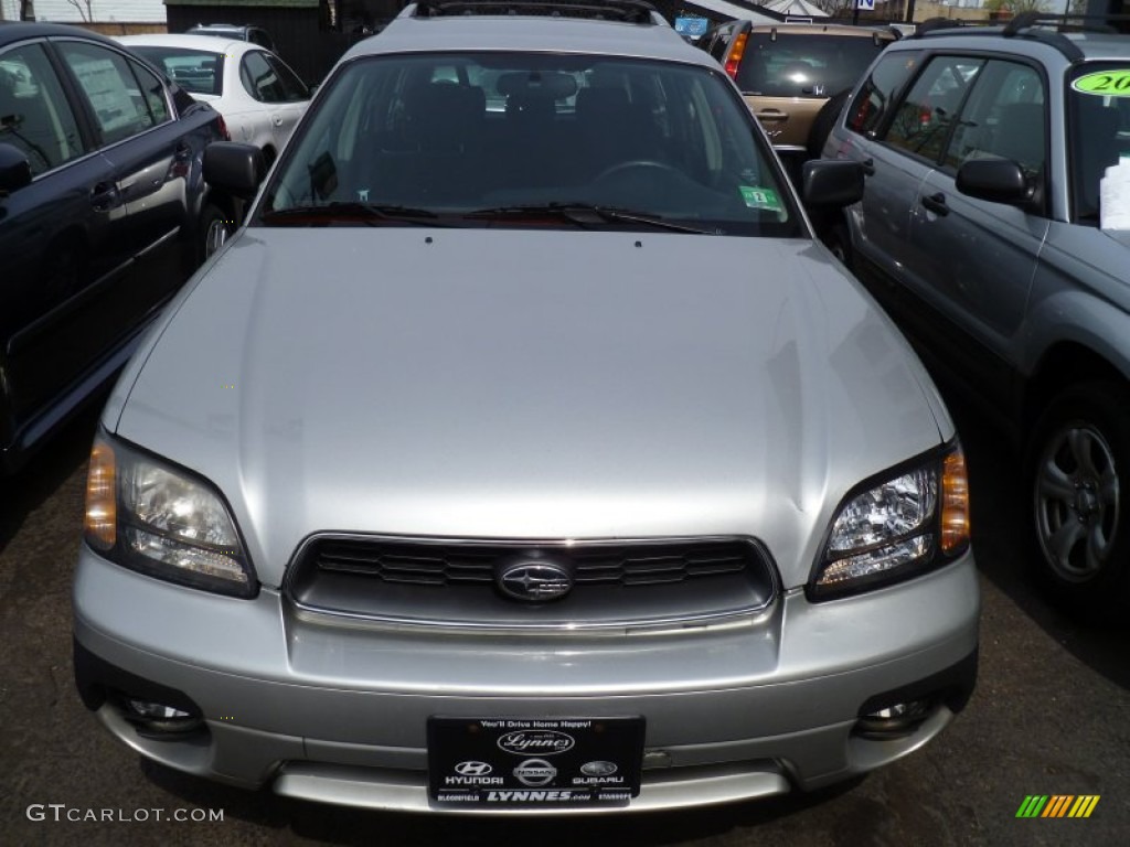 2004 Outback Wagon - Silver Stone Metallic / Gray photo #2
