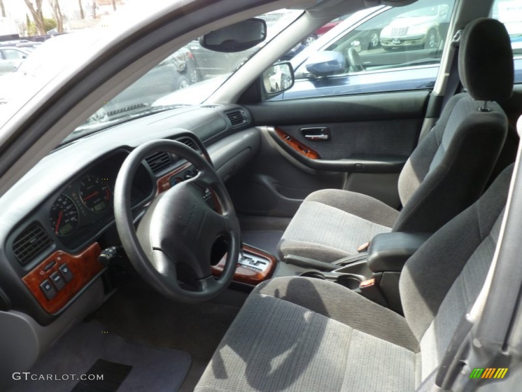 2004 Outback Wagon - Silver Stone Metallic / Gray photo #8