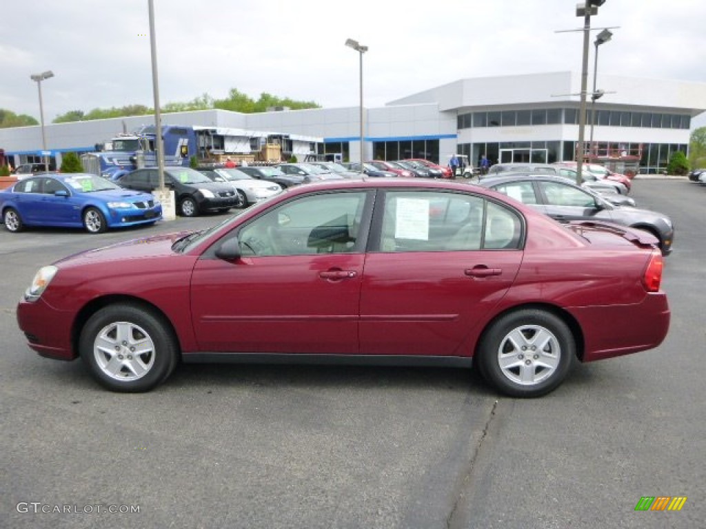 2004 Malibu LS V6 Sedan - Sport Red Metallic / Neutral photo #6