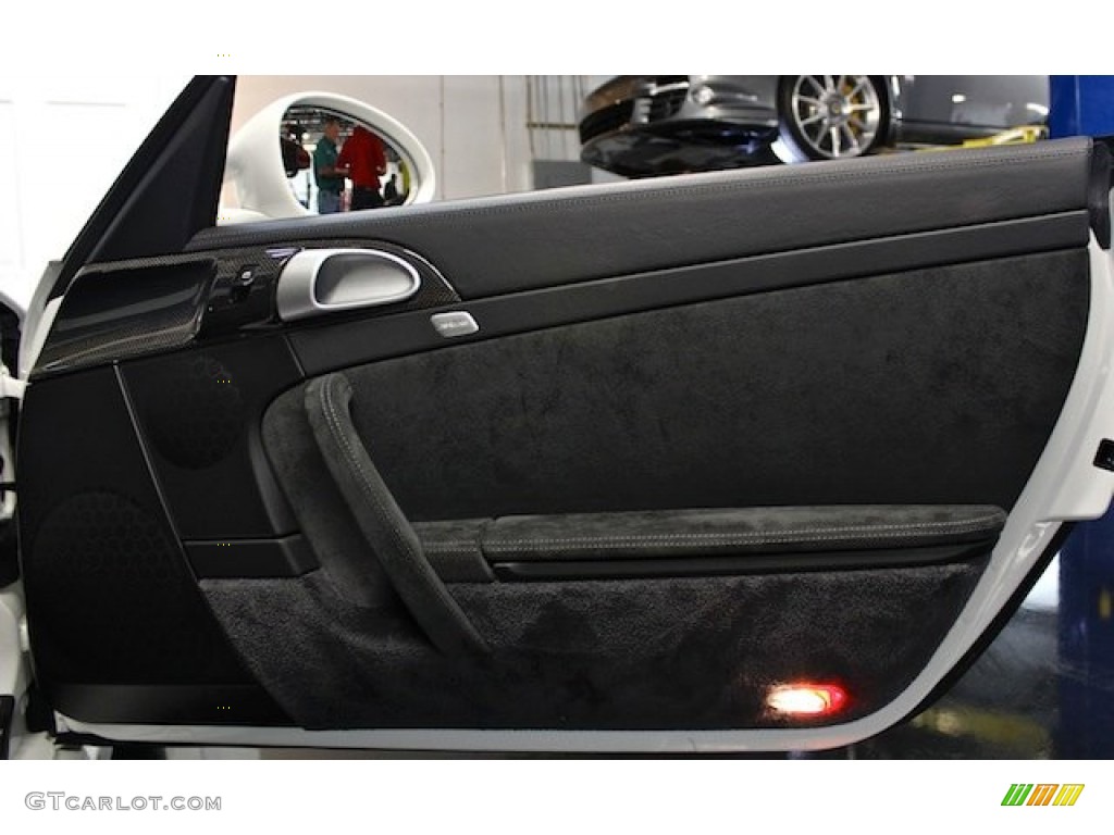 2010 Porsche 911 GT3 Black w/Alcantara Door Panel Photo #80882102
