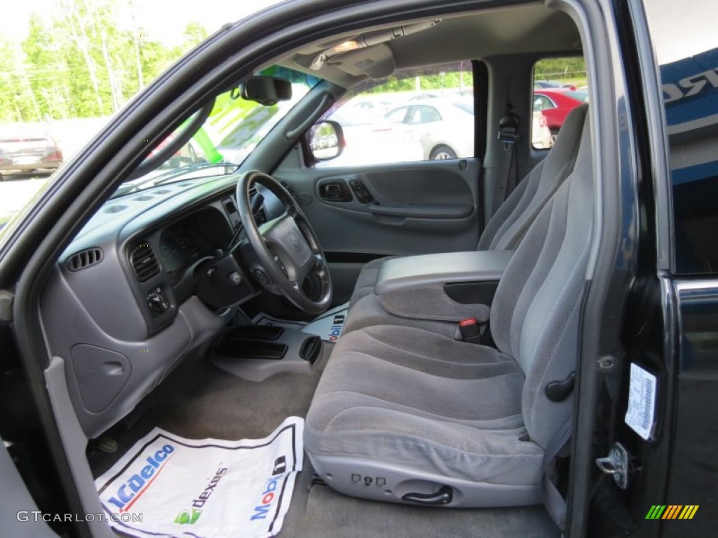 Agate Interior 2000 Dodge Dakota R/T Sport Extended Cab Photo #80882259