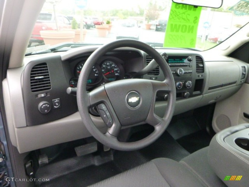 2012 Silverado 1500 Work Truck Regular Cab - Blue Granite Metallic / Dark Titanium photo #14