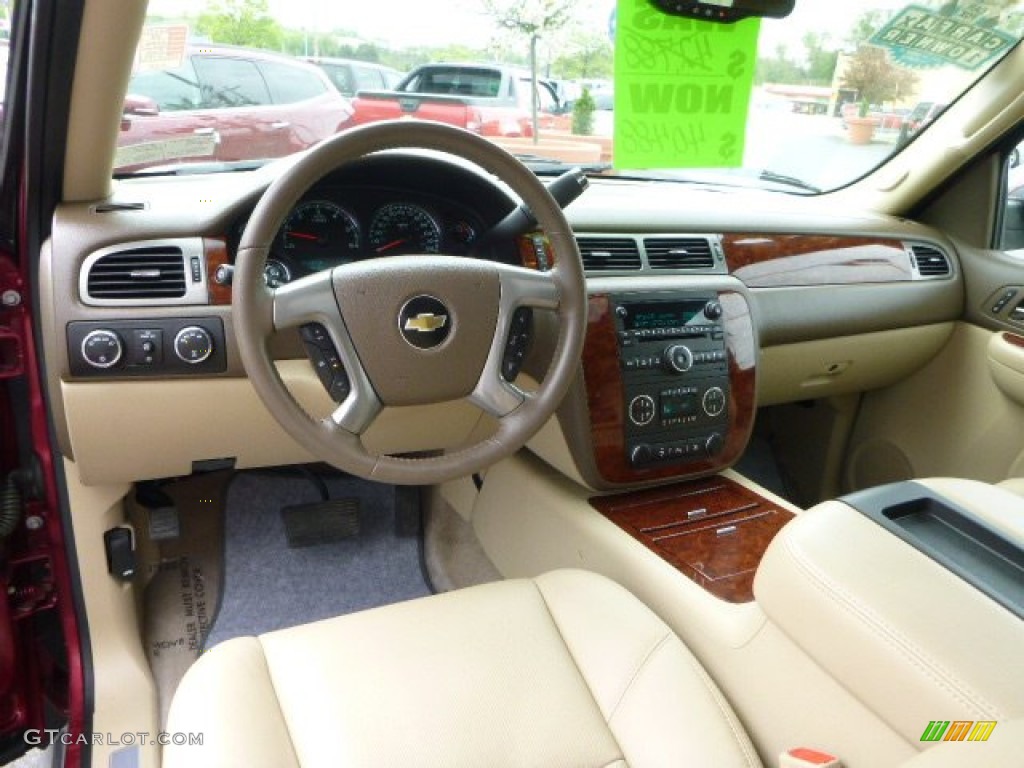 Light Cashmere Interior 2009 Chevrolet Tahoe LTZ 4x4 Photo #80882926