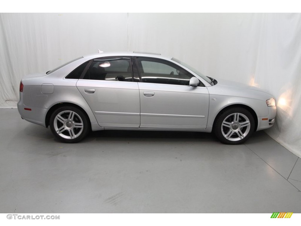 Light Silver Metallic 2007 Audi A4 2.0T Sedan Exterior Photo #80884682