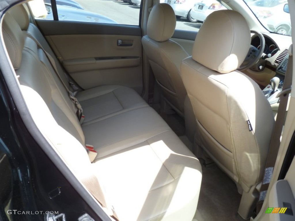 2010 Sentra 2.0 SL - Super Black / Beige photo #9