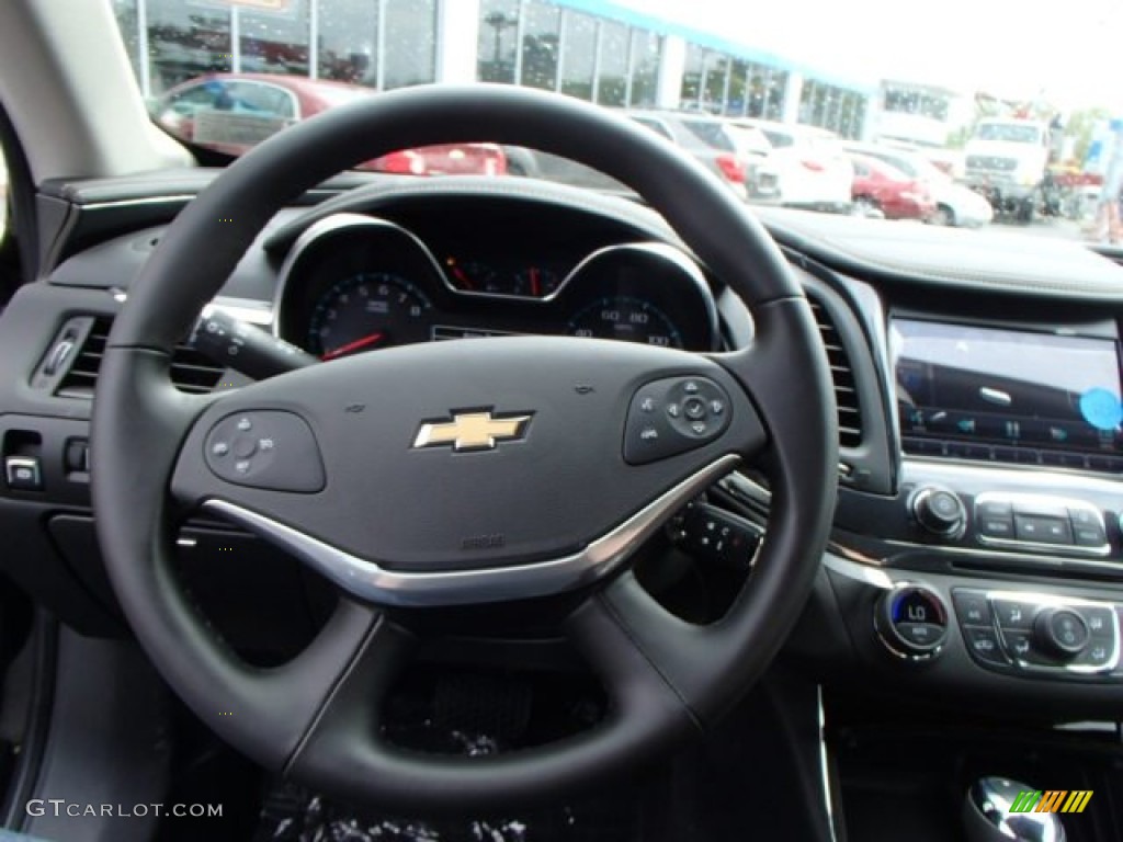 2014 Chevrolet Impala LT Jet Black Steering Wheel Photo #80885149