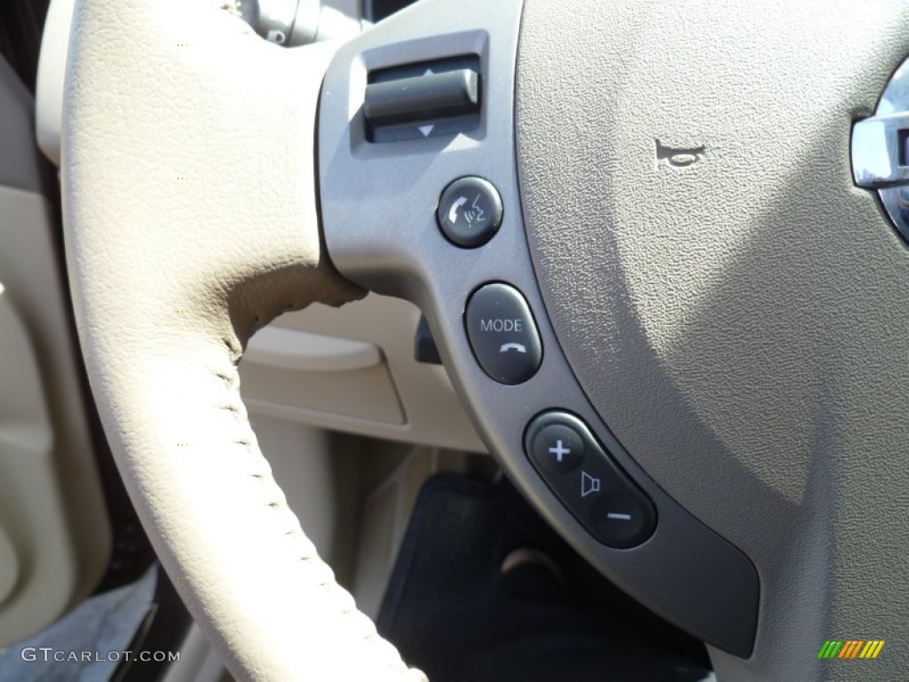 2010 Sentra 2.0 SL - Super Black / Beige photo #18