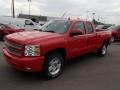 2013 Victory Red Chevrolet Silverado 1500 LT Extended Cab 4x4  photo #4