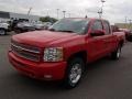 2013 Victory Red Chevrolet Silverado 1500 LT Extended Cab 4x4  photo #4