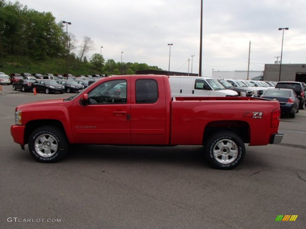 2013 Silverado 1500 LT Extended Cab 4x4 - Victory Red / Ebony photo #5