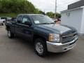 2013 Blue Granite Metallic Chevrolet Silverado 1500 LT Extended Cab 4x4  photo #3