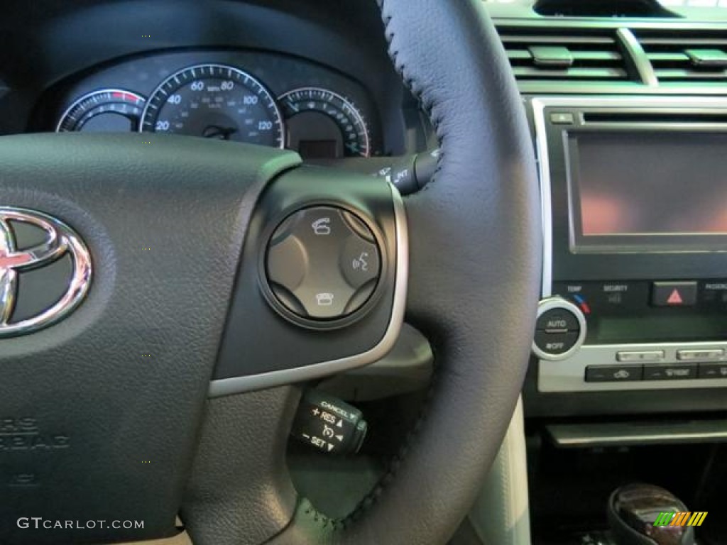 2013 Camry XLE - Attitude Black Metallic / Ash photo #15