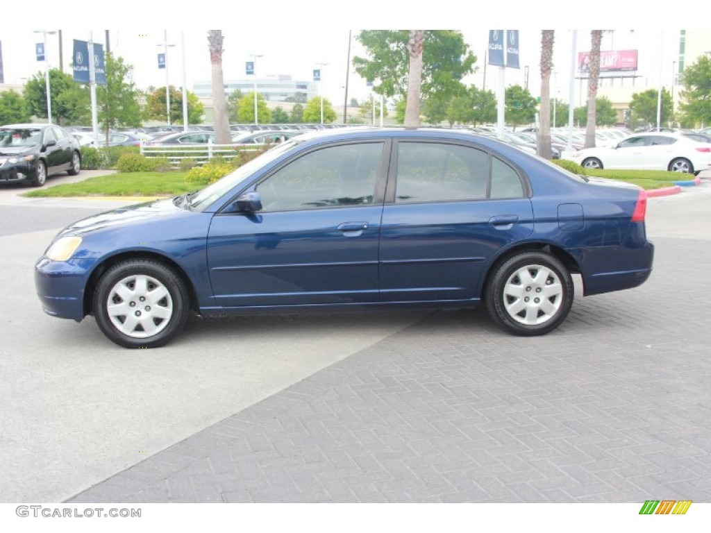 Eternal Blue Pearl 2001 Honda Civic EX Sedan Exterior Photo #80887957