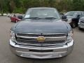 2013 Blue Granite Metallic Chevrolet Silverado 1500 Work Truck Extended Cab  photo #3