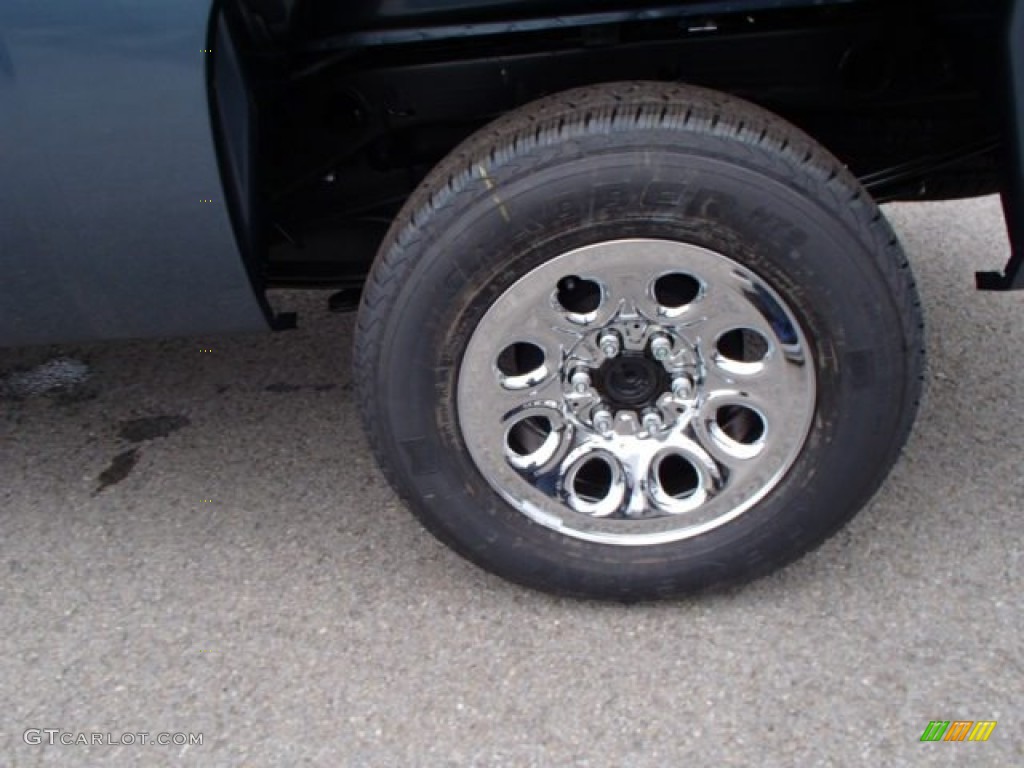 2013 Silverado 1500 Work Truck Extended Cab - Blue Granite Metallic / Dark Titanium photo #9