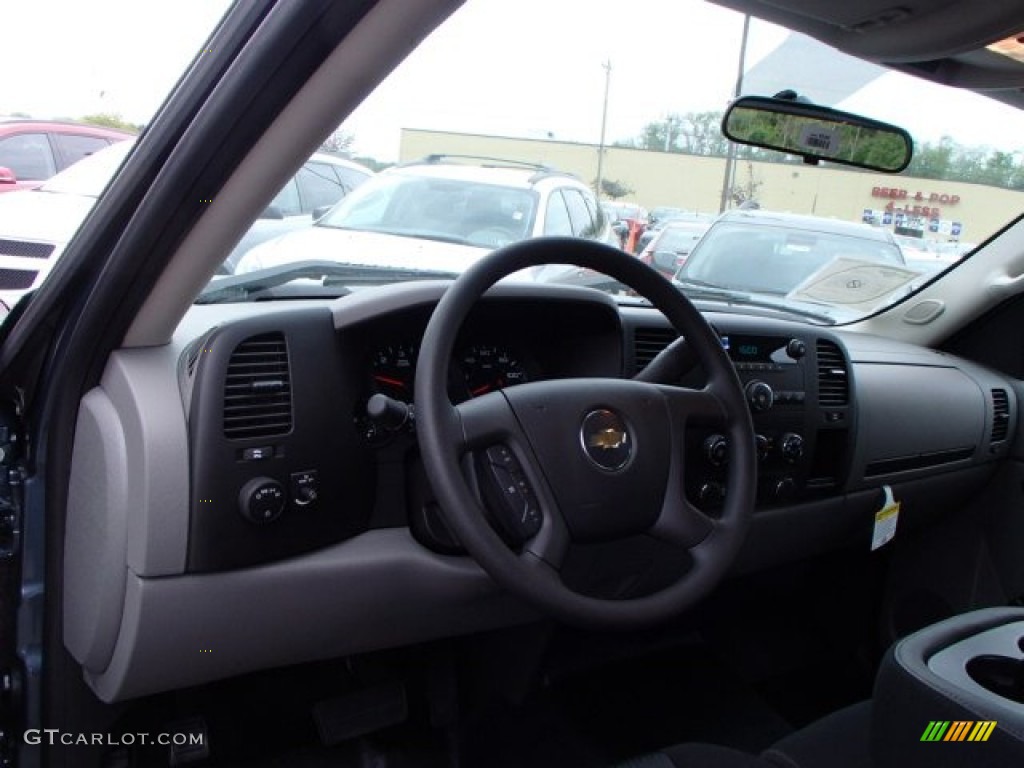 2013 Silverado 1500 Work Truck Extended Cab - Blue Granite Metallic / Dark Titanium photo #10