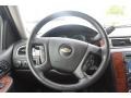 2008 Chevrolet Suburban Ebony Interior Steering Wheel Photo