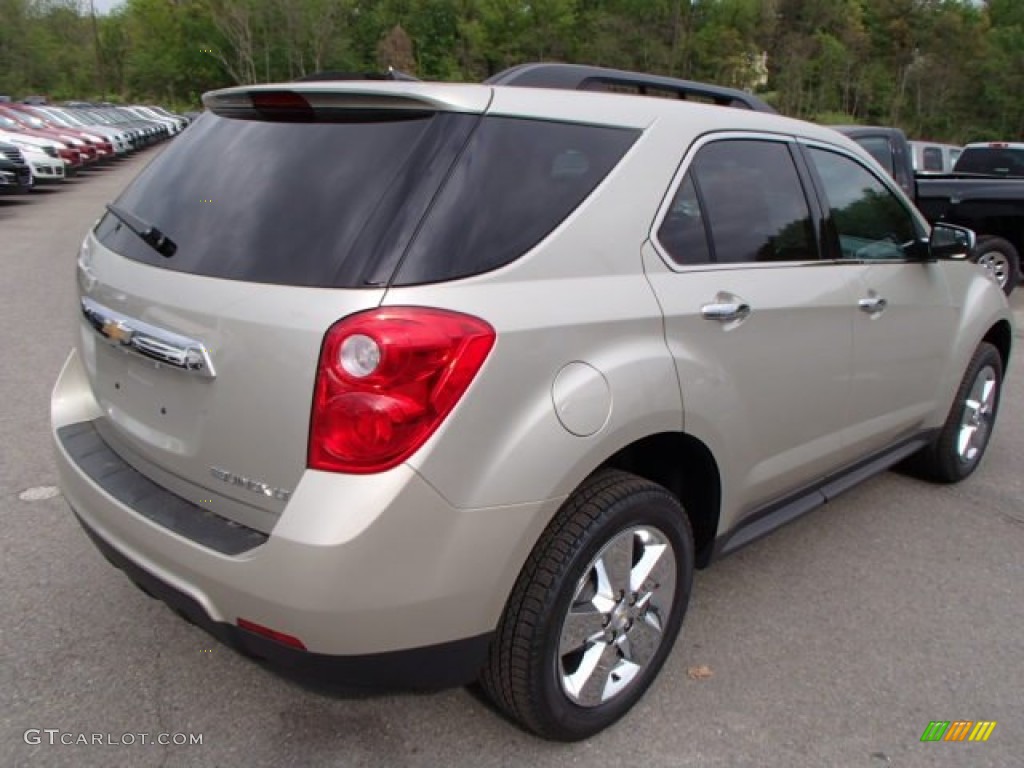 Champagne Silver Metallic 2013 Chevrolet Equinox LT Exterior Photo #80888778