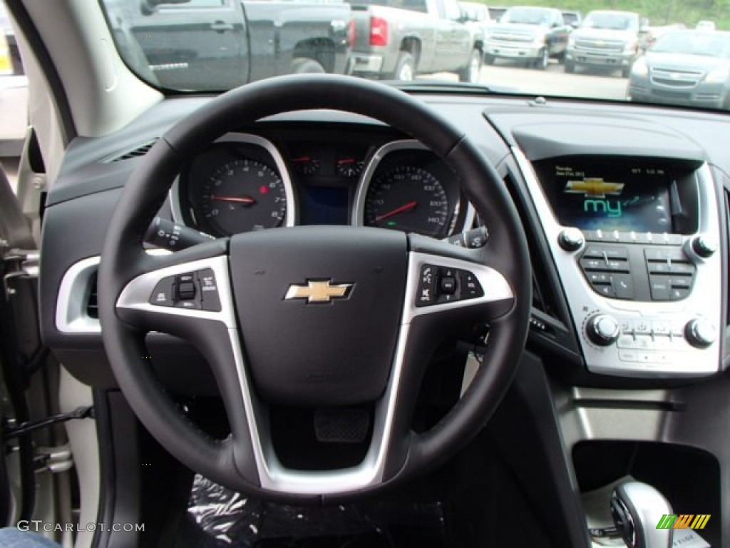 2013 Chevrolet Equinox LT Jet Black Steering Wheel Photo #80888926