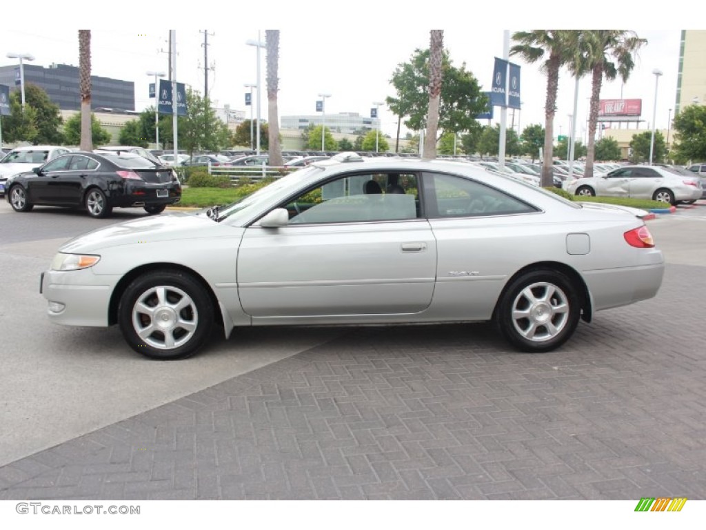 Lunar Mist Metallic 2002 Toyota Solara SLE V6 Coupe Exterior Photo #80888980