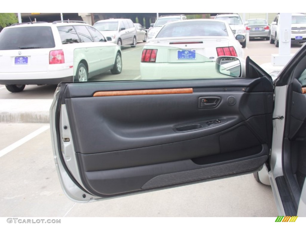 2002 Toyota Solara SLE V6 Coupe Charcoal Door Panel Photo #80889051