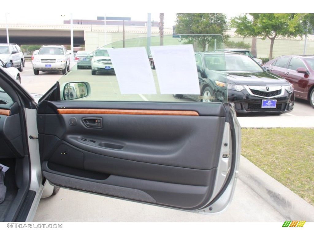 2002 Toyota Solara SLE V6 Coupe Charcoal Door Panel Photo #80889098