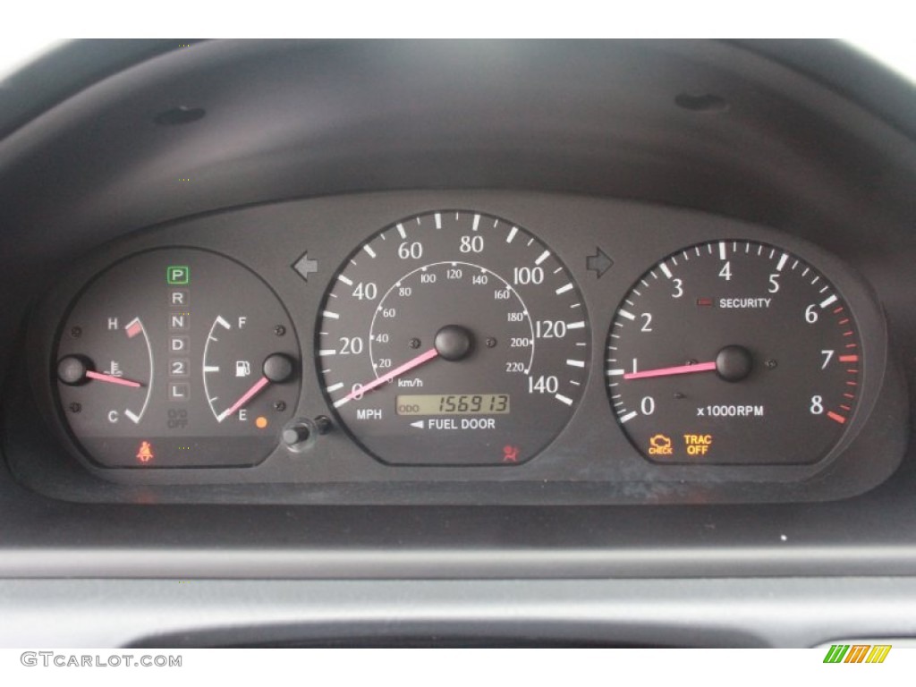 2002 Toyota Solara SLE V6 Coupe Gauges Photos