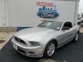 2014 Ingot Silver Ford Mustang V6 Coupe  photo #2