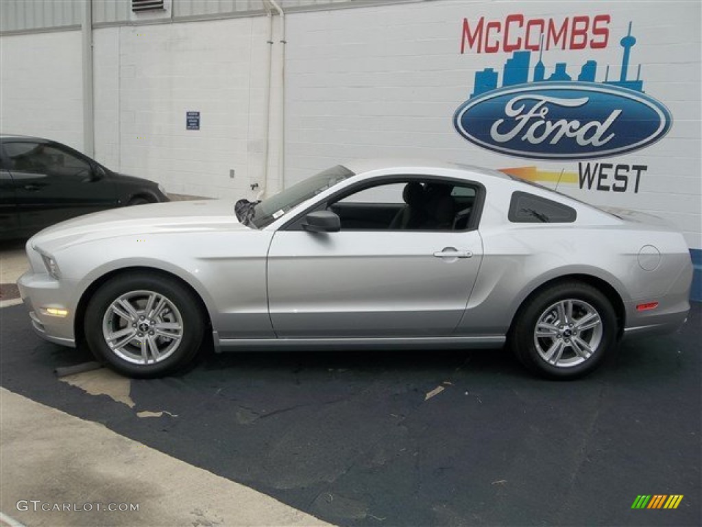 2014 Mustang V6 Coupe - Ingot Silver / Charcoal Black photo #3