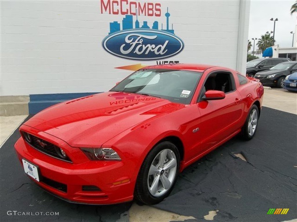 2014 Mustang GT Coupe - Race Red / Charcoal Black photo #2