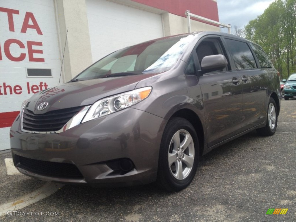 Predawn Gray Mica 2011 Toyota Sienna LE Exterior Photo #80890039
