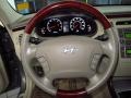 2008 Hyundai Azera Beige Interior Steering Wheel Photo