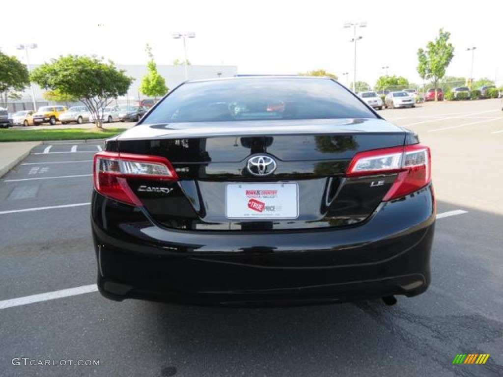 2013 Camry LE - Attitude Black Metallic / Ash photo #22