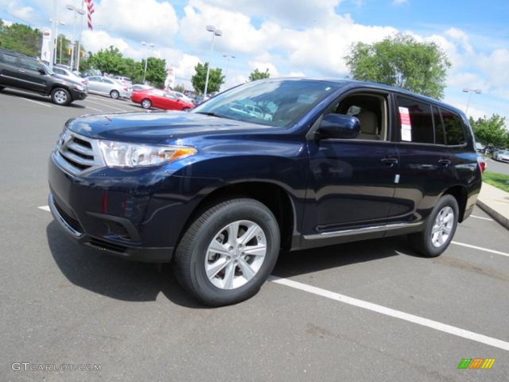 2013 Highlander  - Nautical Blue Metallic / Sand Beige photo #3