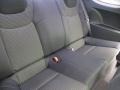 2011 Hyundai Genesis Coupe Black Cloth Interior Rear Seat Photo